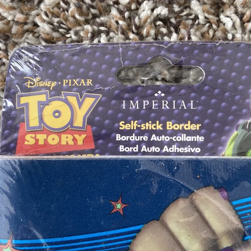 Buzz Lightyear Toy Story self stick wall border